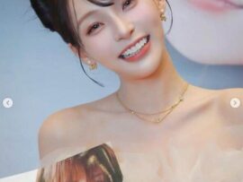 フォロワー180万超の台湾人気チア、豪華ドレスで指ハート　「息をのむほど美しい」「お姫様みたい」