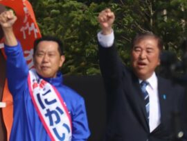 和歌山2区選挙戦：石破首相応援演説も「二階王国」に異変？