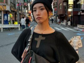 大物俳優の美人妻　スタイリッシュな姿が「さすがモデルさん」「かわいい」１８歳差婚から２年