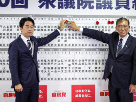 衆院選、自公過半数割れと報道各社予測　政治不安定化へ