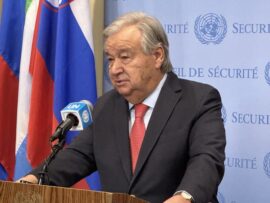 国連事務総長が「深く憂慮」　イスラエルのイラン報復攻撃で声明