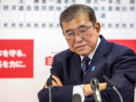 自民・公明、過半数割れ 石破氏「非常に厳しい審判」 衆院選