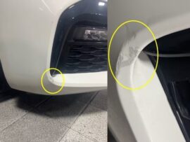 駐車中の愛車に傷…不自然な塗装で隠蔽？ 悪質行為に怒りの声
