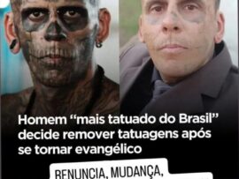 全身タトゥー95％から爽やか青年へ！元「ブラジルで最もタトゥーが多い男」の感動の転身ストーリー