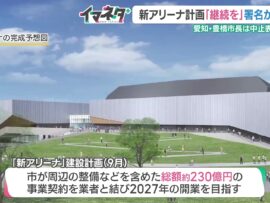 豊橋市新アリーナ計画：13万超の署名、民意の行方は？