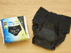 生理の不安を解消！スタイリッシュな黒色ショーツ型ナプキン「エリスショーツ」が大人気