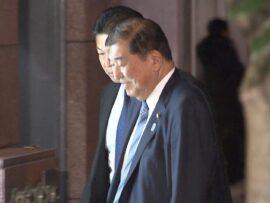 “石破グループ”の議員と首相が会食　赤沢経済再生相・山下法相ら　東京・赤坂の焼き肉店