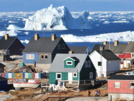 グリーンランド：温暖化で氷解、資源開発の可能性と北極海航路の重要性
