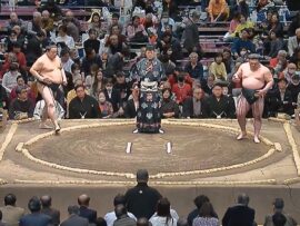 国技館に華を添える！ドラァグクイーンのマダム・レジーヌさん、大相撲観戦で話題沸騰！