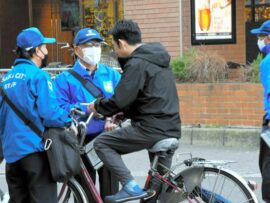 27日から大阪市全域で路上喫煙禁止　万博みすえ「クリーン」PR