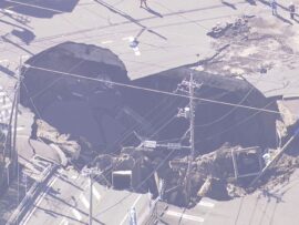 【速報】埼玉・八潮市の道路陥没　重機使いスロープを作り穴内部に重機を下ろす救助活動進める方針　運転席は土砂埋まり74歳男性の安否は不明
