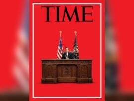 イーロン・マスク、大統領執務室に？ タイム誌の風刺画が波紋