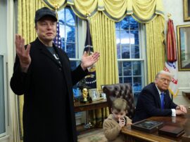 米連邦政府、規模縮小へ大統領令　マスク氏の新組織との協力指示