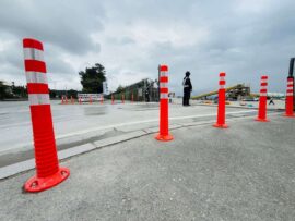 沖縄辺野古：警備員死亡事故現場への安全対策、防衛局が県に改めて要請　ラバーポール設置に批判