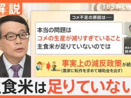 日本のコメ不足問題：政府の見解と専門家の指摘の相違点