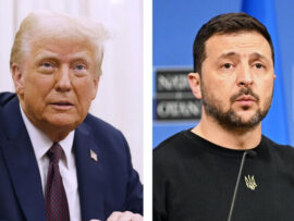 トランプ氏、ゼレンスキー大統領を「独裁者」と非難　ウクライナ情勢巡り米ロ和平交渉を自画自賛