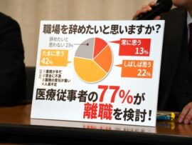 地域医療崩壊の危機？医療従事者の77％が離職検討、深刻な人手不足と待遇への不満が浮き彫りに