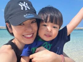 格闘家との事実婚解消から２年…顔出しショットに騒然「美しいママ」「そっくり」「ステキな親子」