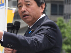 国民・榛葉幹事長「博多の女性はきれい」　街頭演説で発言