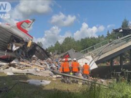 ロシア西部の国境近くで橋が崩落　当初テロ事件で捜査と発表もその後刑事事件に変更