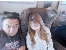 久保田かずのぶ　新幹線で美女から声を掛けられ…“密着”2Sに「不倫旅行感」「うらやましい」の声