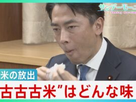 小泉農水大臣も実食「ちょっと硬いかな」 古古古米はどんな味?　“令和のコメ騒動”異例の放出は吉と出るか【サンデーモーニング】