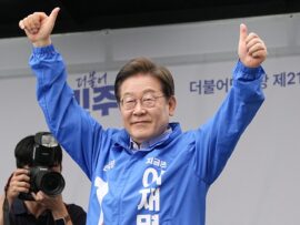 韓国大統領選、李氏が優勢か　3日投開票、金氏は保守結集図る