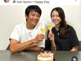 「めちゃイケ」でブレイクから１５年　美男美女の夫婦ショット！子ども２人も公開…４９歳・敦士がハンサム