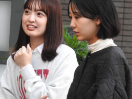 日テレ＆フジの新人女子アナ、恵比寿で休日を満喫…「薙刀で優勝」「看護師免許」局の垣根を越えた “同期アナ” は異色の経歴