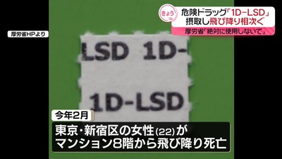 【速報】やばすぎる成分が入った製品(未規制)が流行、若者が摂取後に「マンションから飛び降り相次ぐ」