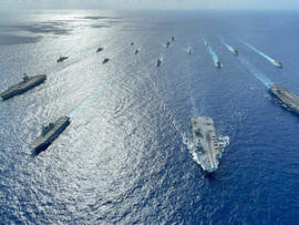 【緊急】湾岸戦争以来初、米空母５隻が韓半島周辺に展開「有事警戒態勢」
