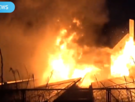 【速報】火災発生・爆発で消防隊が重傷のメガソーラー発電所「Liイオン蓄電池は韓国LG化学製」