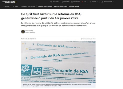 【悲報】フランス、今日から生活保護受給者に週50時間の労働を義務化。働かない奴は打ち切り