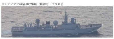 【画像】中国海軍の「アンテナ山盛り軍艦」が日本に超接近！怪しい外観を自衛隊が撮影して公開