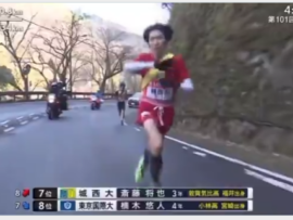 【箱根駅伝】動画　バイク中継カメラ接近、接触の危険に走る選手が怒り「どけ！」SNSで炎上→日テレだと判明！！