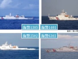 【速報】機関砲搭載中国船4隻が日本領海侵入