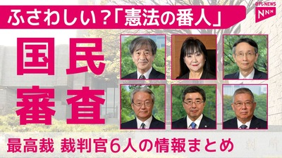 【速報】最高裁判所の裁判官6人に対する国民審査の結果を発表「全員信任」