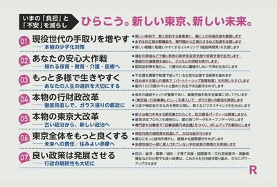 【都知事選】小池と蓮舫の公約の比較がこちら。もし都民だったらどっちに投票したい？？？