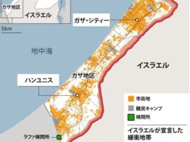 ガザ大虐殺､人口の100%が避難し国土の80%が破壊､死者の50%が子供　人類史上最悪レベルに突入