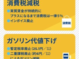 【朗報】国民民主「消費税５％にしてインボイス廃止します！！」国民「うおおおお！！」