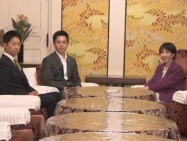 【速報】維新吉村代表 「年内の国会議員定数削減を明記する形で合意なければ連立せず」