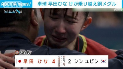 【五輪】玉川徹氏、銅メダルの卓球・早田ひなめぐる報道に疑問「日本では痛みに耐えて頑張ることを余計に称賛する部分がある」