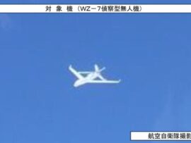 【速報】中国軍の無人機が襲来！航空自衛隊の戦闘機が緊急発進！！