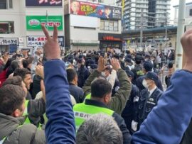 クルド人排除を訴えるデモに抗議するパヨ、警察に『ザコども』と言われ激高「発言は県警の総意か」