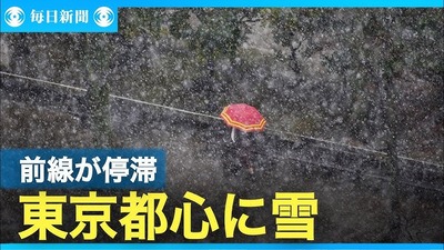 【速報】東京都心でガチで積雪　5日かけて関東地方で大雪　国交省が声明発表「高速道路なと通行止めの範囲拡大する可能性」また雪難民が発生か