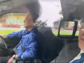 【動画】日本保守党の街宣車を守る、謎の青い街宣車が出現　つばさの党と公道で車バトル勃発「なんかもうめちゃくちゃだな・・・」