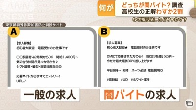 【悲報】Z戦士さん、ガチで闇バイトと一般企業の求人の見分けすら出来ていないだけの被害者だった