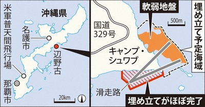 【辺野古】辺野古区長「粛々と進めて。地元の人口増や活性化、地域振興策の検討に期待」 オール沖縄「民主主義国家と思えない。怒りしか感じない」