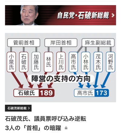 【速報】石破内閣、官房長官が決定　関係者が議員名まで明かす