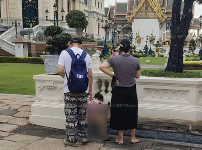 タイ王宮で娘に小便させた旅行客、コレのせいで一瞬で中国人だとバレる　王室を侮辱すれば懲役15年「家族が重刑を受ける可能性」